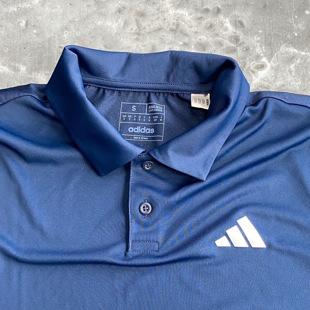 Adidas Men's Navy Polo Shirt